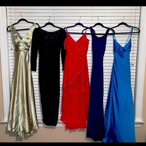 Beautiful evening or prom dresses each 50